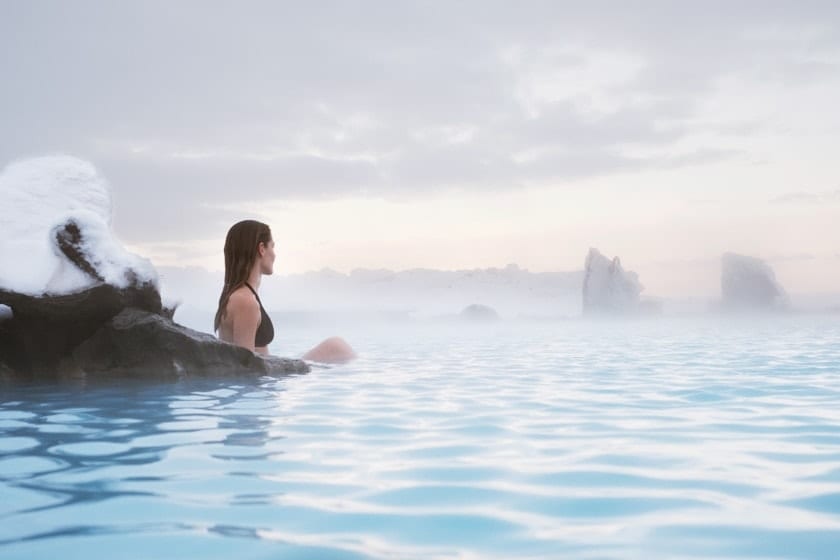 Optional is to relax in the Geothermal Nature Baths